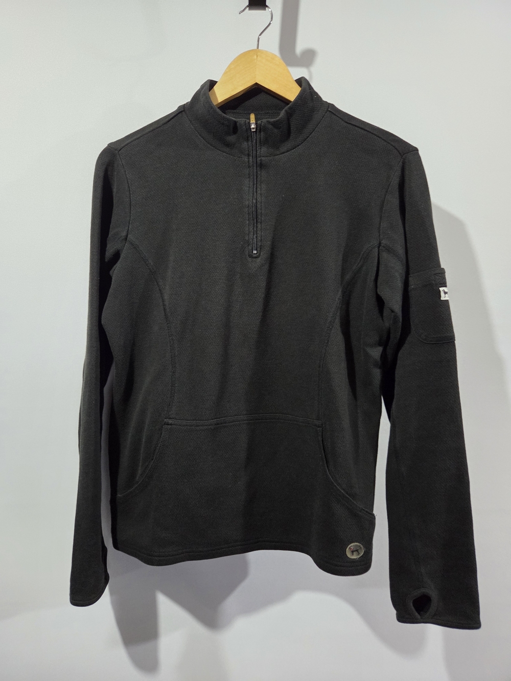 The Black Dog 1/4 Zip Sweatshirt L